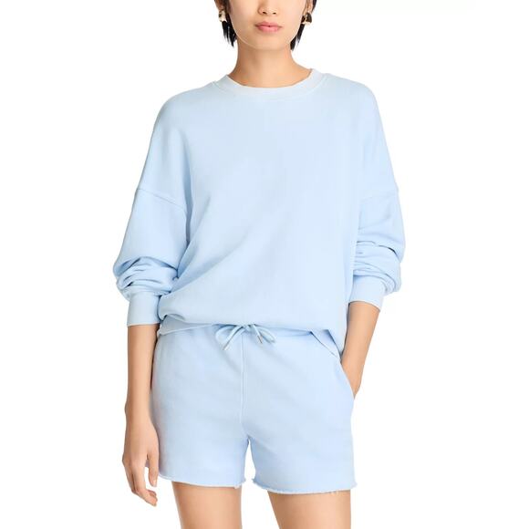 Cotton Citizen Women's Boston Crewneck Sweatshirt Blue Size S 0651 - Picture 1 of 6